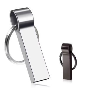 Individuelles Logo Metall Executive Schlüsselanhänger USB-Stick Großhandel 1GB-128GB Neue Werbeaktion - Product Image 3