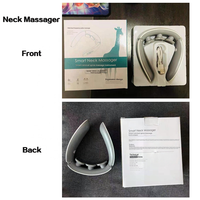 Masseur électrique de cou de haute qualité avec fonction chauffante, rechargeable par USB, portable, pour soulager les douleurs cervicales