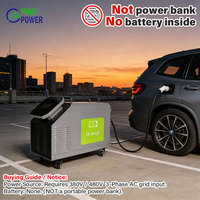 Chargeur rapide portable pour véhicule électrique d'origine, entrée d'alimentation CA triphasée 480V, CCS 15KW 20KW 30KW 40KW