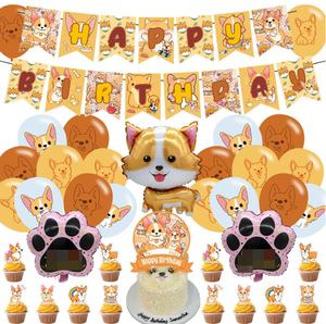 Bandera <span class=keywords><strong>de</strong></span> Feliz Cumpleaños para Corgi, Globo <span class=keywords><strong>de</strong></span> Aluminio con Diseño <span class=keywords><strong>de</strong></span> Corgi, Decoración para Pastel, Globo Impreso para Fiesta <span class=keywords><strong>de</strong></span> Cumpleaños <span class=keywords><strong>de</strong></span> <span class=keywords><strong>Perros</strong></span> - Product Image 1
