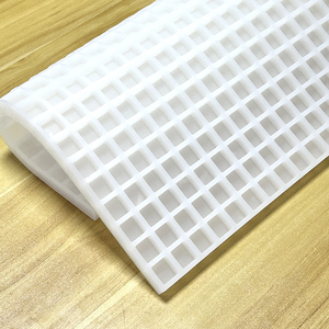 Bandeja de media hoja, 3,5 mL, 225 cavidades, depositador de dulces cuadrados, moldes de goma dulce de silicona suave de mano, herramienta Manual para raspar Fondant - Product Image 6