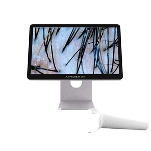 AI <span class=keywords><strong>3D</strong></span> Phân Tích Da Máy Chăm Sóc Da Mặt Detector UV Ánh Sáng 2 Trong 1 Hệ Thống Cho Khuôn Mặt Da Đầu Chăm Sóc Tóc-Mặt Scanner & Phân Tích - Product Image 1