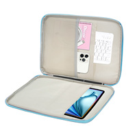 Housse de protection universelle plate pour ordinateur, avec fermeture éclair, design simple, matériau PU, anti-chute, anti-impact, résistant aux rayures, transparente