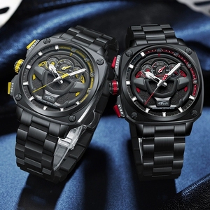 Reloj de alta gama tridimensional para modificación de coches, resistente al agua, con diseño hueco y forjado, estilo volante todoterreno, para dropshipping. - Product Image 4