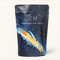 Sac d'emballage alimentaire de luxe écologique imprimé personnalisé en PE Pochette debout avec logo pour collation à la française frites de pommes de terre frites