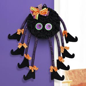 Guirnalda Decorativa Navideña de Algodón con Calabaza, Araña y Calavera, Adorno Colgante para Fiestas, Decoración de Halloween Reutilizable - Product Image 2
