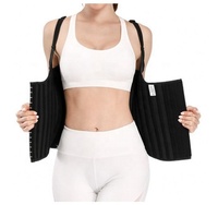 25 Neoprene Body Shaper avec baleines, contrôle abdominal, style débardeur, corset de sport, gaine amincissante, vêtement de mise en forme compressif