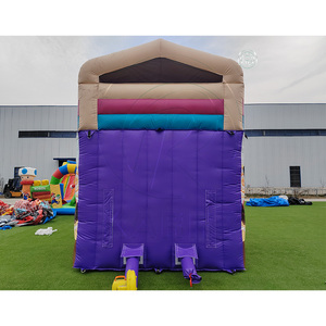 Toboggan gonflable commercial certifié CE pour enfants, en PVC robuste, thème Candy Land, écologique, garantie 3 ans, 5-10 passagers - Product Image 3