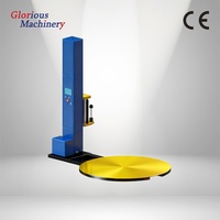 Machine d'emballage de palettes rotatives en film plastique extensible avancé avec certificat CE