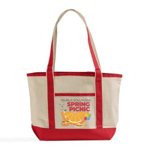 <b>Medium</b> <b>Size</b> 12oz Heavy Canvas Deluxe Tote <b>Bags</b> Custom Personalized Tote <b>Bags</b> With Your Logo - Product Image 3