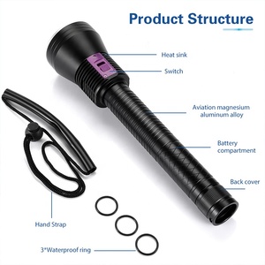 Asafee 3 Chiếc Đèn Pin Lặn Chống Nước Siêu Sáng Led Xhp70.2 Đèn Pin Lặn Dưới Nước LED Sạc Được 8000LM - Product Image 2