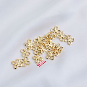 Véritable connecteur de fleur 14K Gold Filled Permanent Jewelry Charms - Product Image 4