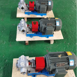 Pompe à engrenages isolée en acier inoxydable pour liquide visqueux Qualité alimentaire Miel <span class=keywords><strong>Sirop</strong></span> Chocolat Traitement des eaux usées Plateau tournant sanitaire - Product Image 2