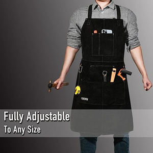 Delantal de herrero resistente, carpintero con bolsillos para herramientas, delantal de carpintería, delantal de plástico impermeable, peluquería - Product Image 2