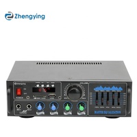 Amplificateur de Puissance Bluetooth Karaoké Numérique Stéréo à Mixage Écho Hi-Fi, Mini Amplificateur Audio Haut de Gamme pour Son Domestique AV-016BT