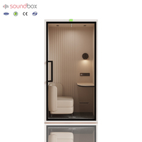 Soundbox Studios d'enregistrement de luxe Capsule Son Téléphone Bureaux Pods Box Cabine acoustique insonorisée