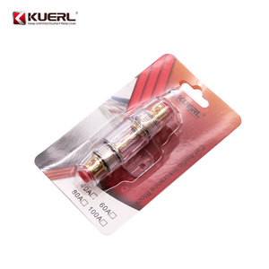 ตัวยึดฟิวส์ทองแดงแท้ของ Kuerl 60A ท่อกลมสำหรับเครื่องเสียงรถยนต์ - Product Image 4