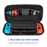Accessoires de jeu personnalisés en usine, boîte de rangement portable de grande capacité, étui de transport rigide en EVA pour Switch