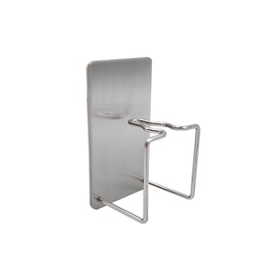 Support <span class=keywords><strong>mural</strong></span> auto-adhésif en acier inoxydable pour brosses <span class=keywords><strong>à</strong></span> dents, sans perçage, étanche, pour salle de bain, avec rangement pour dentifrice - Product Image 1