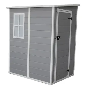 Wholesale Chinese Plastic Wooden Composite Flat Pack Sheds Storage Outdoor Garden Tool wpc Garden Shed