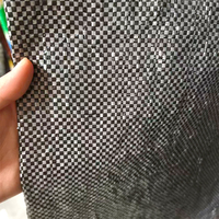 Penutup Tanah Anti Gulma dari Bahan PP Woven Putih dan Hitam, Tahan Sobek, Tahan UV, untuk Pertanian, Kebun, dan Perkebunan