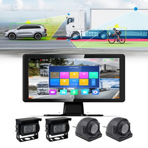 Monitor Inteligente con IA de 10.36 Pulgadas HD con Vista Cuádruple, Asistente de Marcha Atrás para Automóviles con Cámara de Visión Nocturna IP69K para Maquinaria Agrícola - Product Image 1