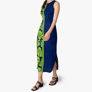 カスタム女性ドレスカジュアル夏メーカー卸売ハワイアンレーヨン - Product Image 3