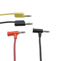 Fabricación de cable médico 4,0/5,0mm Banana Plug a cable de prueba hembra | Ensamblaje de cable de silicona para equipos médicos o de laboratorio