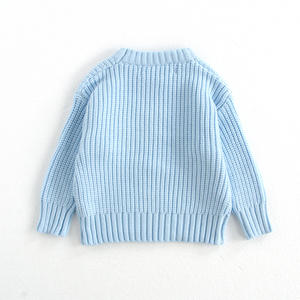 Maglione Unisex <span class=keywords><strong>per</strong></span> Ragazze e Ragazzi, Pullover in Acrilico a Maniche Lunghe, Felpa Lavorata a Maglia, Casual, Anti-Pilling, Anti-Piega, <span class=keywords><strong>per</strong></span> Autunno e Inverno - Product Image 3