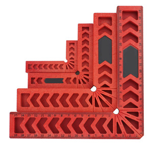 Règle d'angle en plastique à 90 degrés, 3 pouces, 4 pouces, 6 pouces, dispositifs de positionnement auxiliaires pour le travail du bois, règle d'angle, outil de fixation - Product Image 1