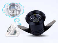 1w 2w 0.5w mini spot LED pour armoire, trou découpé 20-25mm, spot encastré au plafond, 12v 24v 220v, petite taille