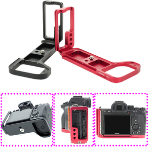 PEIPRO A7RIV holder trípode monopiés de vídeo agarre Lanzamiento Rápido de la placa de L barcket para <span class=keywords><strong>Sony</strong></span> A7RIV Cámara <span class=keywords><strong>A7R4</strong></span> Cámara placa base de placa - Product Image 3