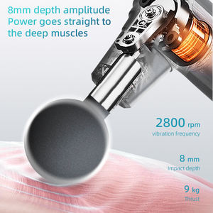 Pistola masajeadora muscular de percusión portátil de viaje, pistola de masaje con Motor sin escobillas, tejido profundo con 5 ángulos ajustables para aliviar el dolor - Product Image 6
