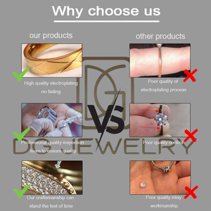 Quà Tặng Phụ Nữ Được Đánh Bóng Cao Bằng Thép Không Gỉ Mạ Vàng Đậm Vòng Đeo Tay Vermeil - Product Image 5