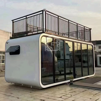 Cabine capsule moderne personnalisée Gangte, préfabriquée, portable, design respirant, garantie de 2 ans, fabriquée en panneaux sandwich en acier