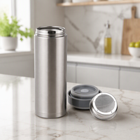 Mug isotherme à double paroi en acier inoxydable avec infuseur à thé, conservation de la chaleur 6-12h, idéal pour l'extérieur, le bureau et l'usage quotidien – Stock disponible