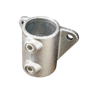 Accesorios de Tubería de Hierro Fundido, Abrazadera de Llave Galvanizada por Inmersión en Caliente, Fijación Lateral para Barandillas de Seguridad, Certificación ISO9001 - Product Image 4