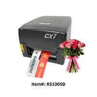 Printer Label Digital pita Transfer termal Printer hadiah pita Satin hadiah Natal pita pembungkus kelulusan Printer Sash