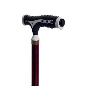 Canne de massage GB en alliage d'aluminium avec lumière, hauteur réglable, pour personnes âgées, bâton de randonnée - Product Image 3