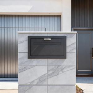 Boîte aux lettres extérieure ODM à fixation murale, en métal, étanche, antivol, grande capacité, pour <span class=keywords><strong>colis</strong></span> et lettres - Product Image 4