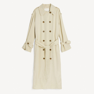 <span class=keywords><strong>Trench</strong></span> di alta qualità per <span class=keywords><strong>donna</strong></span> <span class=keywords><strong>Trench</strong></span> personalizzato doppio petto lungo <span class=keywords><strong>donna</strong></span> - Product Image 4