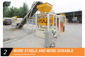 Machine à fabriquer des briques QT4 24B, machine à fabriquer des piliers en béton, machine à fabriquer des pavés - Product Image 2