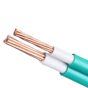 BVV/BV/BVR PVC isolé câble de gaine câble d'alimentation électrique 1.5mm2 2.5mm2 4mm2 conducteur en cuivre à un noyau Flexible solide