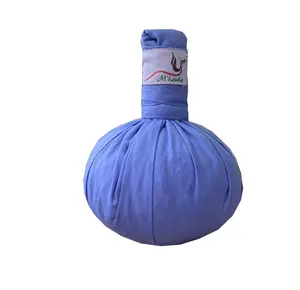 2024 Natural M'henhe Spa Herbal Health Compress Ball Vietnam Herb Hot Compress Bag Eco-friendly Cheap Price