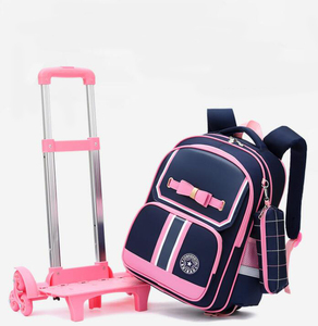 Ensemble de sacs à dos à roulettes pour enfants de la province de l'école primaire, sac à dos coulissant à double usage réduisant la charge - Product Image 6