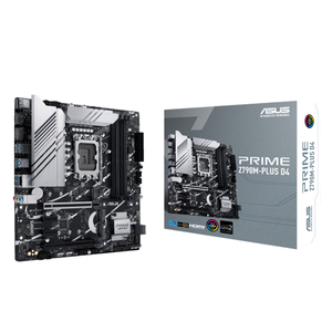 เมนบอร์ด D4 ASUS <span class=keywords><strong>PRIME</strong></span> Z790M-PLUS รองรับ13th Intel และโปรเซสเซอร์หลัก12th พร้อมพอร์ต4 x SATA 6พอร์ตกิกะไบต์/วินาที1พอร์ตแสดงผล X - Product Image 1