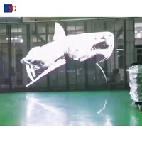 Pantalla LED Transparente P3.91 a Todo Color de Alta Calidad y Frecuencia de Actualización para Interiores, Ideal para Centros Comerciales y Tiendas Minoristas