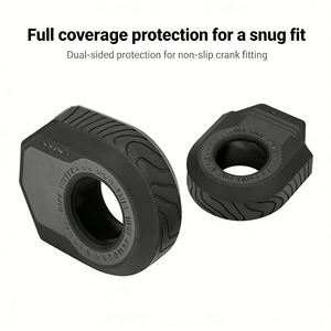 Funda protectora para manivela de <span class=keywords><strong>bicicleta</strong></span>, material TPU, protectores de cadenas para <span class=keywords><strong>bicicleta</strong></span> de montaña, funda suave antiarañazos para manivela - Product Image 4