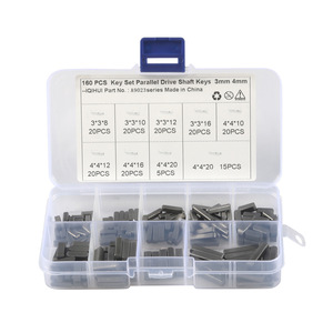 Clés de transmission parallèles QIHUI 160 pièces, 3 mm et 4 mm, en acier, pour pièces de machines, série A9023 - Product Image 5