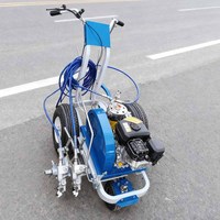 Machine de marquage routier motorisée autoportée pour lignes de chaussée à rayures zébrées, éclairage Yucheng Precision Machinery 6.5W